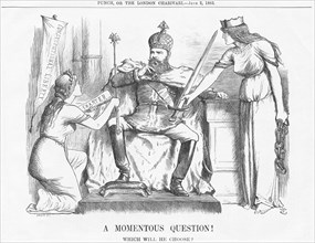 'A Momentous Question!', 1883. Artist: Joseph Swain