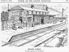 'Railway Puzzle', 1883. Artist: Unknown.