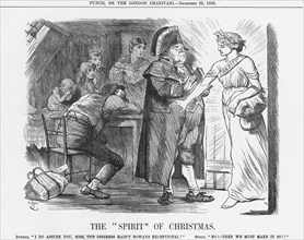 'The Spirit of Christmas', 1886. Artist: Joseph Swain