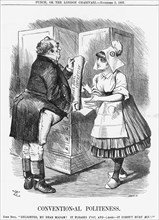 'Convention-al Politeness', 1887. Artist: Joseph Swain