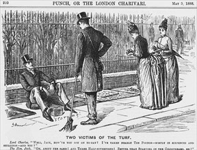 'Two Victims of the Turf', 1888. Artist: Unknown