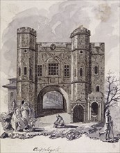 Cripplegate, London, 1750. Artist: Anon