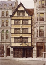 Crosby Hall, Bishopgate, London, 1860. Artist: JL Stewart