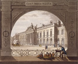 East India House, London, c1820. Artist: Anon