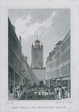 Fore Street, London, 1830. Artist: James Tingle
