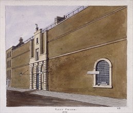 Fleet Prison, London, 1805. Artist: Valentine Davis