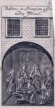 Fleet Prison, London, 1691. Artist: Anon