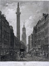 Fish Street Hill, London, 1795. Artist: Thomas Morris
