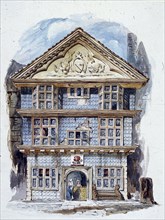 The Rose Tavern, Fenchurch Street, London (1805?). Artist: C Matthews