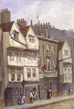 Fetter Lane, London, 1870. Artist: JT Wilson