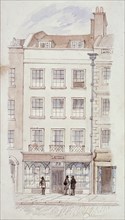Laurie's premises, Fleet Street, London, c1820. Artist: James Findlay