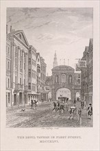 Fleet Street, London, 1746. Artist: John Cleghorn