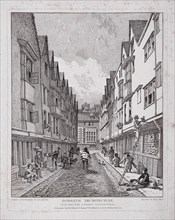 Great Winchester Street, London, 1814. Artist: John Thomas Smith