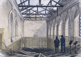 Haberdashers' Hall, London, 1864. Artist: Anon