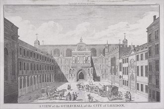 Guildhall, London, 1820. Artist: John Chessell Buckler