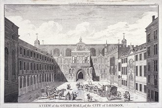 Guildhall, London, 1756. Artist: Anon