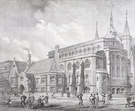 Guildhall Library, London, 1872. Artist: Sprague & Co