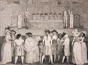 State Lottery at Guildhall, London, c1790. Artist: Anon