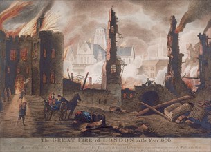 Ludgate, Great Fire of London, London, 1792. Artist: William Birch