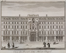 Mercers' Hall, London, 1742. Artist: Anon