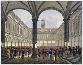 Royal Exchange (2nd) interior, London, c1830. Artist: Anon