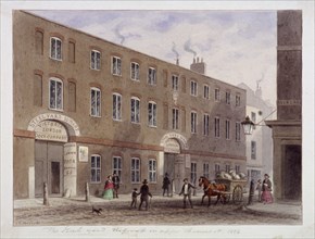 Upper Thames Street, London, 1856. Artist: Unknown