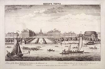 View of the Royal Hospital, Chelsea, London, 1751. Artist: Anon