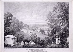 General view of Hampstead, London. 1822. Artist: Thomas Mann Baynes