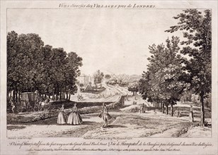 General view of Hampstead, Hampstead, London, 1752. Artist: Augustus Wall Callcott