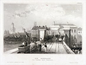 Greenwich Station, Greenwich, London, c1840. Artist: Anon