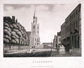 St Mary, Islington, London, 1792. Artist: William Ellis