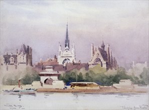 Temple from the River', 1904. Artist: William Alister Macdonald