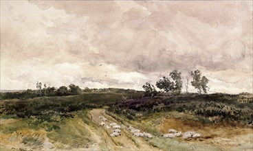 'Moorland Scene', 1878. Artist: Thomas Collier