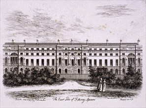 Fitzroy Square, St Pancras, London, 1807. Artist: James Peller Malcolm