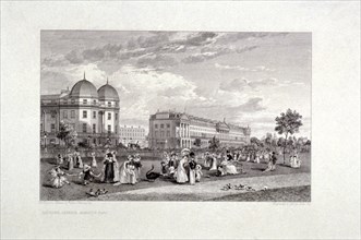Hanover Terrace, Regent's Park, London, 1827. Artist: William Harvey
