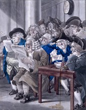 'Stock-Jobbers Extraordinary', Stock Exchange, London, c1795. Artist: Robert Dighton