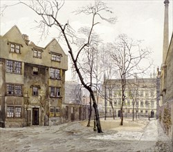 Barnard's Inn, London, 1888. Artist: John Crowther