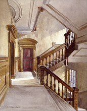 Sir Christopher Wren's House, Botolph Lane, London, 1886. Artist: John Crowther