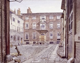 Sir Christopher Wren's house, Botolph Lane, London, 1886. Artist: John Crowther