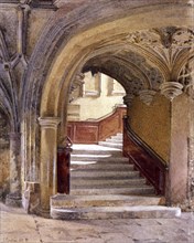 Lincoln's Inn Chapel, London, 1881. Artist: John Crowther