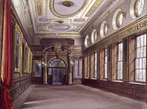 Interior of Tallow Chandlers' Hall, London, 1890. Artist: John Crowther