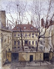 Dean's Court, Carter Lane, 1881. Artist: John Crowther