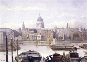 St Paul's Cathedral, London, 1887. Artist: John Crowther