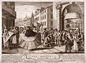 The review ..., Soho, London, 1750. Artist: Anon