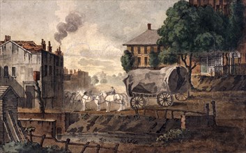 Kentish Town, London, 1817. Artist: T Nugent