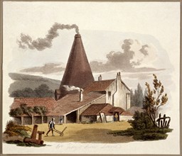 Tile Kiln, Gray's Inn Road, Holborn, London, 1812. Artist: William Pickett