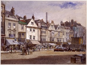 Whitechapel High Street, Stepney, London, 1884. Artist: John Crowther