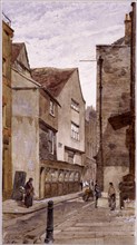 St James's Place, Aldgate, London, 1884. Artist: John Crowther