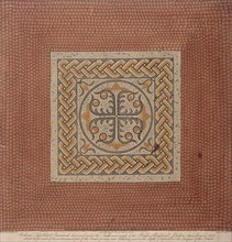 Roman tessellated pavement beneath Bank of England, London, 1806. Artist: Anon