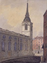 St Benet Gracechurch, London, c1810. Artist: William Pearson